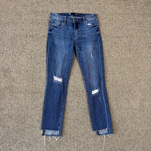 Kut From The Kloth Reese Ankle Straight Leg Jeans US Women's 00 Petite - Picture 2 of 6